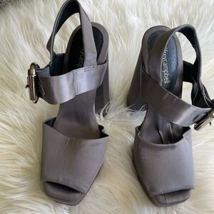 Jeffrey Campbell Satin Platforms